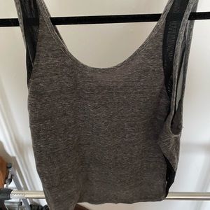 Mesh workout top